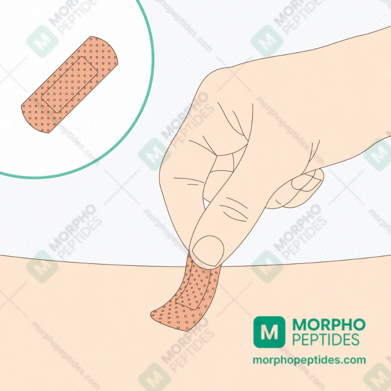 Step 15: Apply bandage
